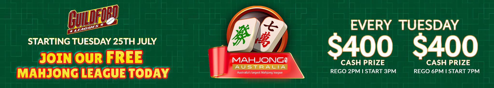 Tuesday Mahjong at Guildford Leagues