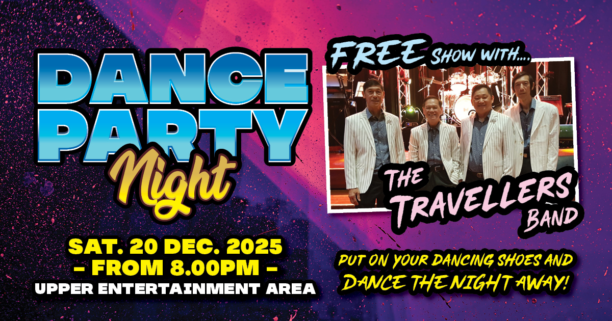 Dance Party Night ft. The Travellers Band at Guildford Leagues Club. Free Show Event 18+! Saturday 20th December 2025 from 8.00pm